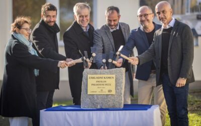 Slavnostní položení základního kamene nového Pavilonu paliativní péče